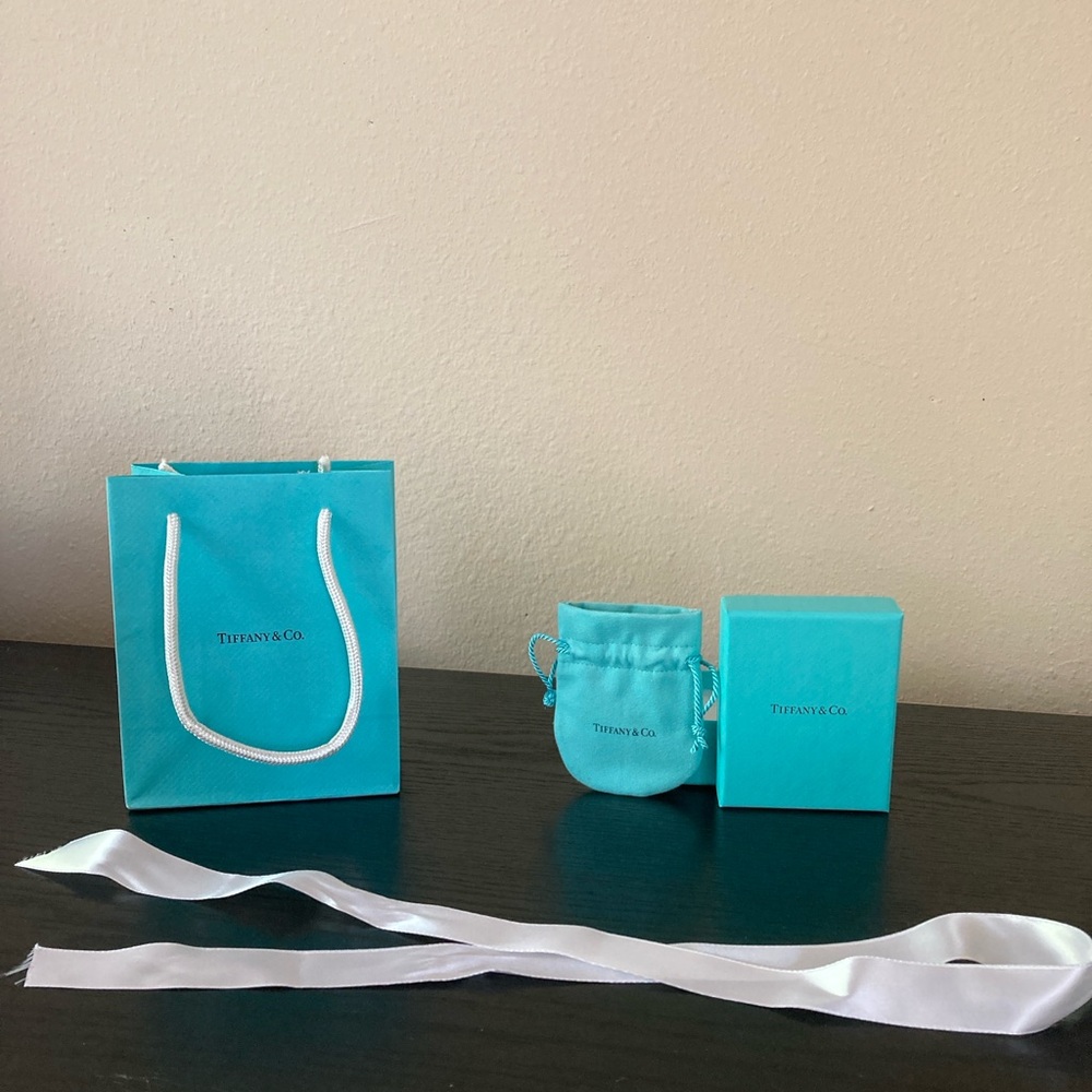 Tiffany & Co. Gift Bag, Box and Jewelry Pouch - Blue - Paper - Luxury - Gift Set